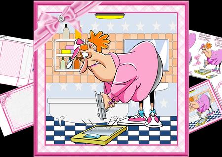 8x8 Kathy and Her Talking Scale Choice of Captions Mini Kit