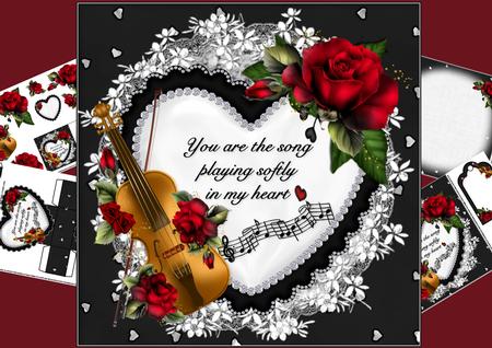 8x8 Valentine Song in My Heart Mini Kit