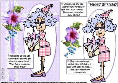 Stella Shares Her Secrets with Her Friend Quick Card