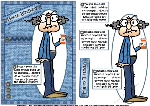 Gus and His Multi-vits Quick Card