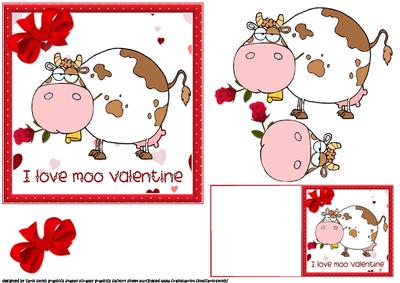 I Love Moo Valentine