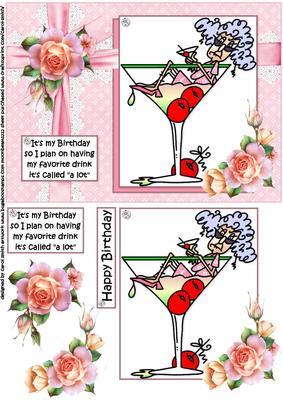 Stella Has Her Favorite Drink Quick Card
