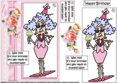 Stella Gets Ready to Stumble Quick Card