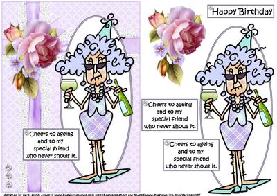 Stella Cheers to Ageing Quick Card