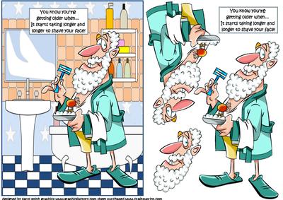 Sam Takes Longer and Longer to Shave