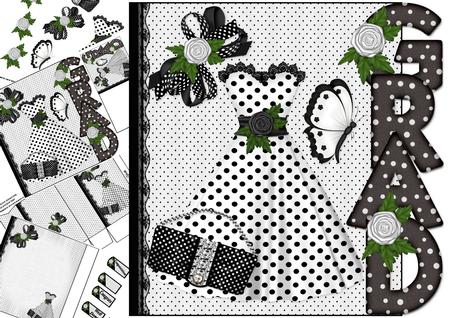 8x8 Monochrome Congrats Grad Over the Edge Mini Kit