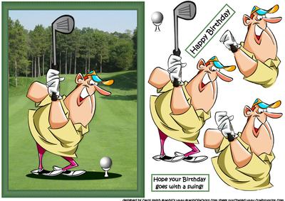 Birthday Golf Swing