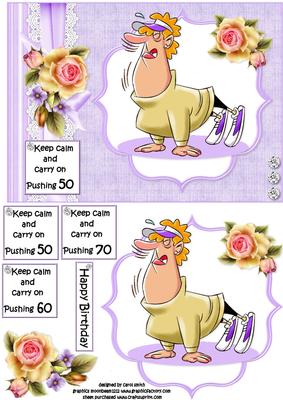 Shirley is Pushing 50,60,70, Quick Card