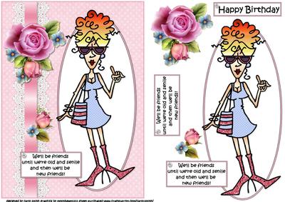 Rita Happy Birthday Friend Quick Card