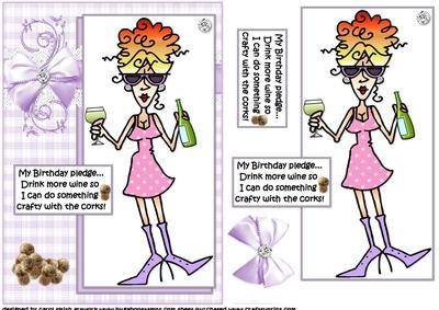 Rita is Getting Crafty Quick Card