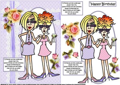 Rita and J.j. Best Friends Quick Card