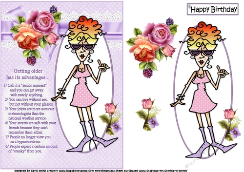 Rita advantages of getting older quick card