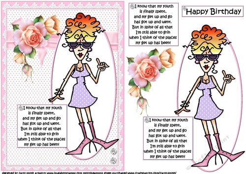 Rita thinks about her youth quick card