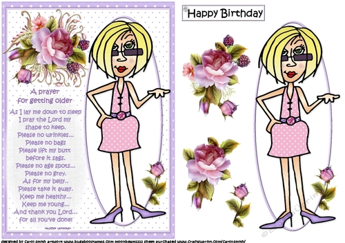 Rita a prayer for getting older quick card
