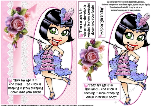 Frieda says age is in the mind quick card