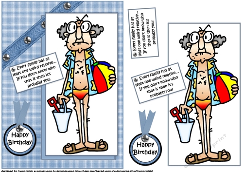 Gus has a weird relative quick card