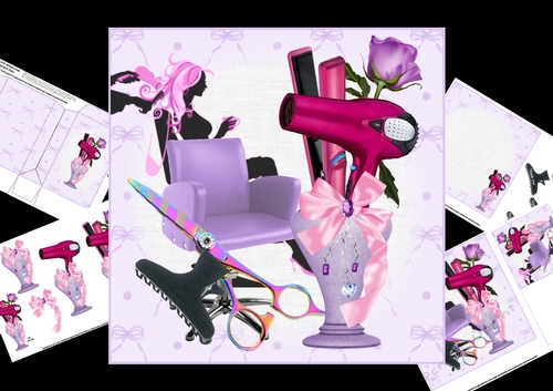 7x7 hairdressing queen mini kit