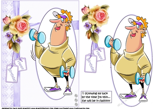 Shirley about losing weight quick card