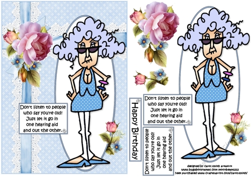 Stella dont listen to people quick card