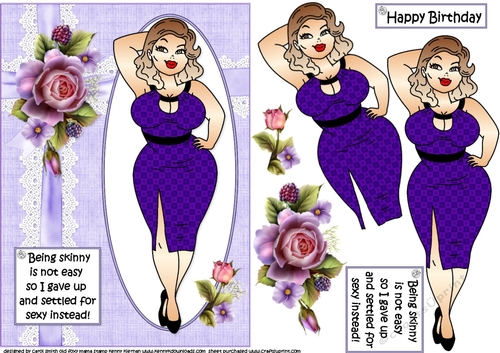 Foxy Mama about being slim 