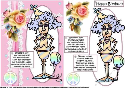 Stella thinks back to the 60s quick card