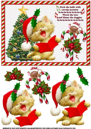 Catnip Christmas Fa-la-la-la-la-la-la-la-la