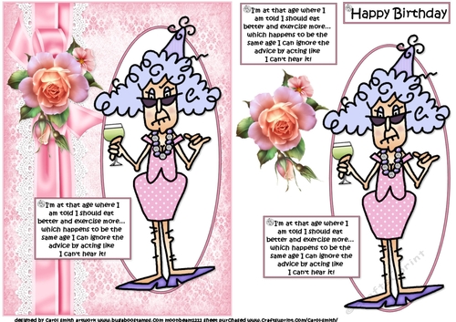 Stella advice about getting older quick card