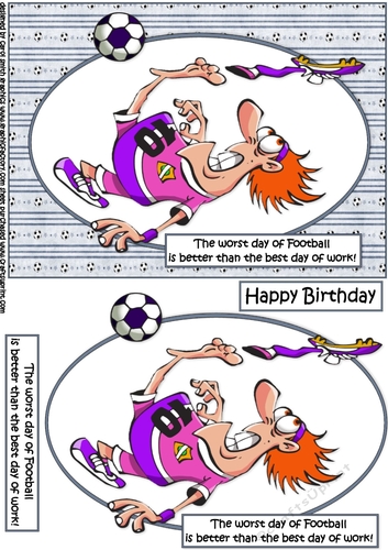 Stan loves Football quick card