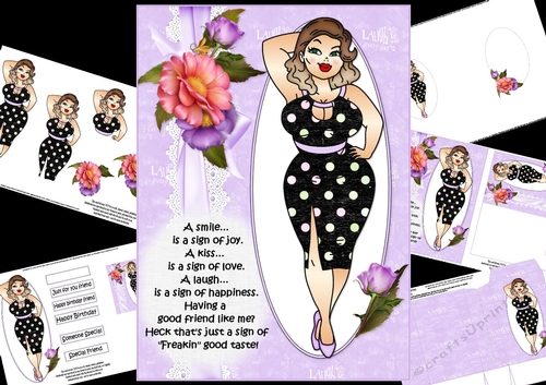 Foxy mama is a good friend mini kit