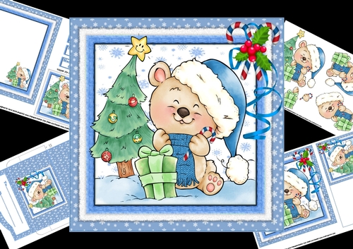 7x7 Christmas for the little ones boy mini kit