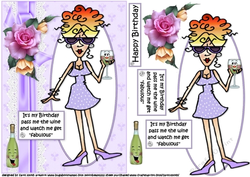 Rita watch me get fabulous quick card