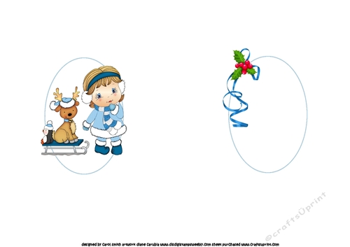 Your so cute Christmas daughter/granddaughter insert
