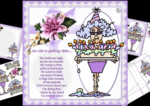 8x8 Stella an ode about getting older mini kit