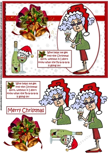 Stella has help with the Christmas spirit 