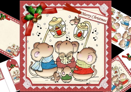 8x8 Micemas Carol singers ini kit