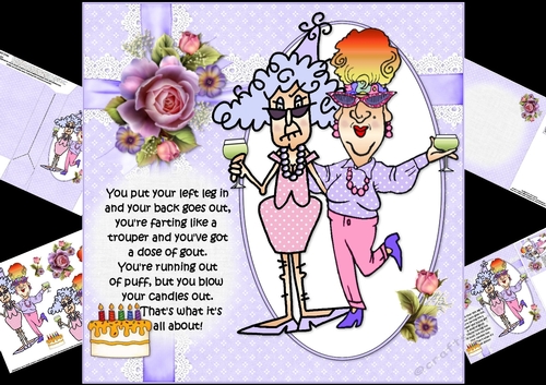 8x8 Stella and Edna do the okey dokey mini kit