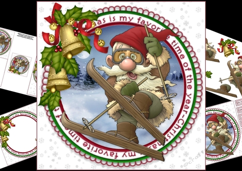 8x8 Flying high for Christmas fun mini kit