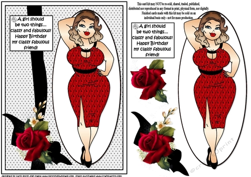 Foxy lady sends fabulous birthday wishes quick card