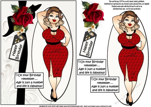 Foxy mama age is just a number quick card
