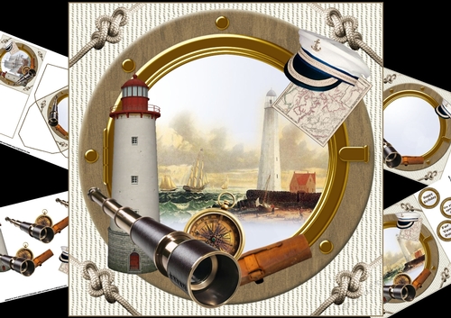 8x8 Nautical life mini kit 2