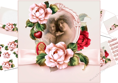 8x8 Sweet roses for mum mini kit 2