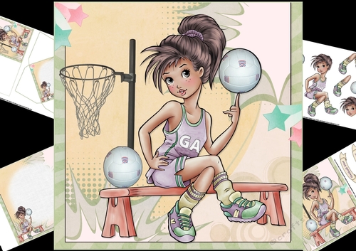 8x8 the netball star mini kit