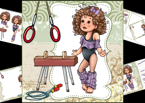 8x8 Gym star girl mini kit