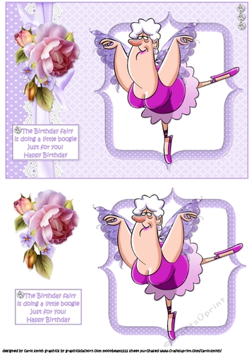 Annie and the Birthday fairy quick card