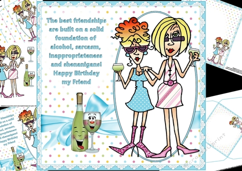 8x8 Rita and JJ are solid friends mini kit