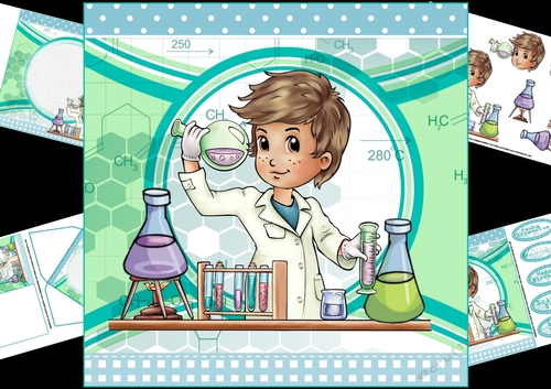 8x8 the young scientist male mini kit