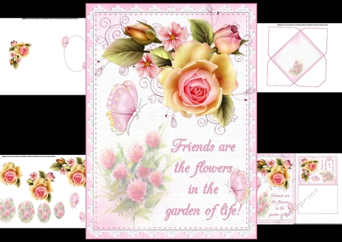Friends are flowers mini kit 2
