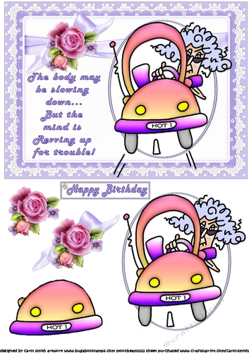 Stella is revving up for trouble quick card