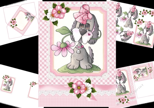 Poppy brings you flowers birthday/thank you mini kit