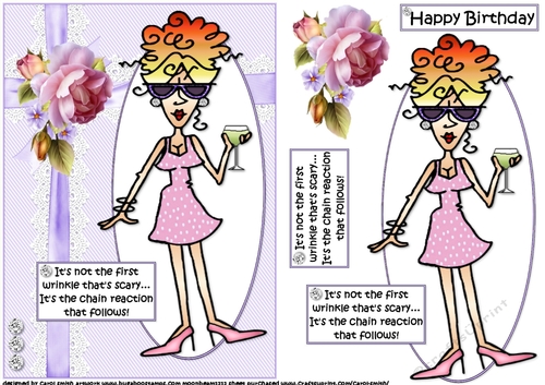 Rita and her chain reaction quick card